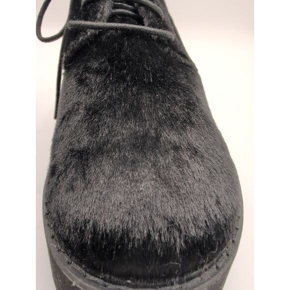 ASOS | Platform Horsehair Derby Black | Size 9 - Picture 8 of 12